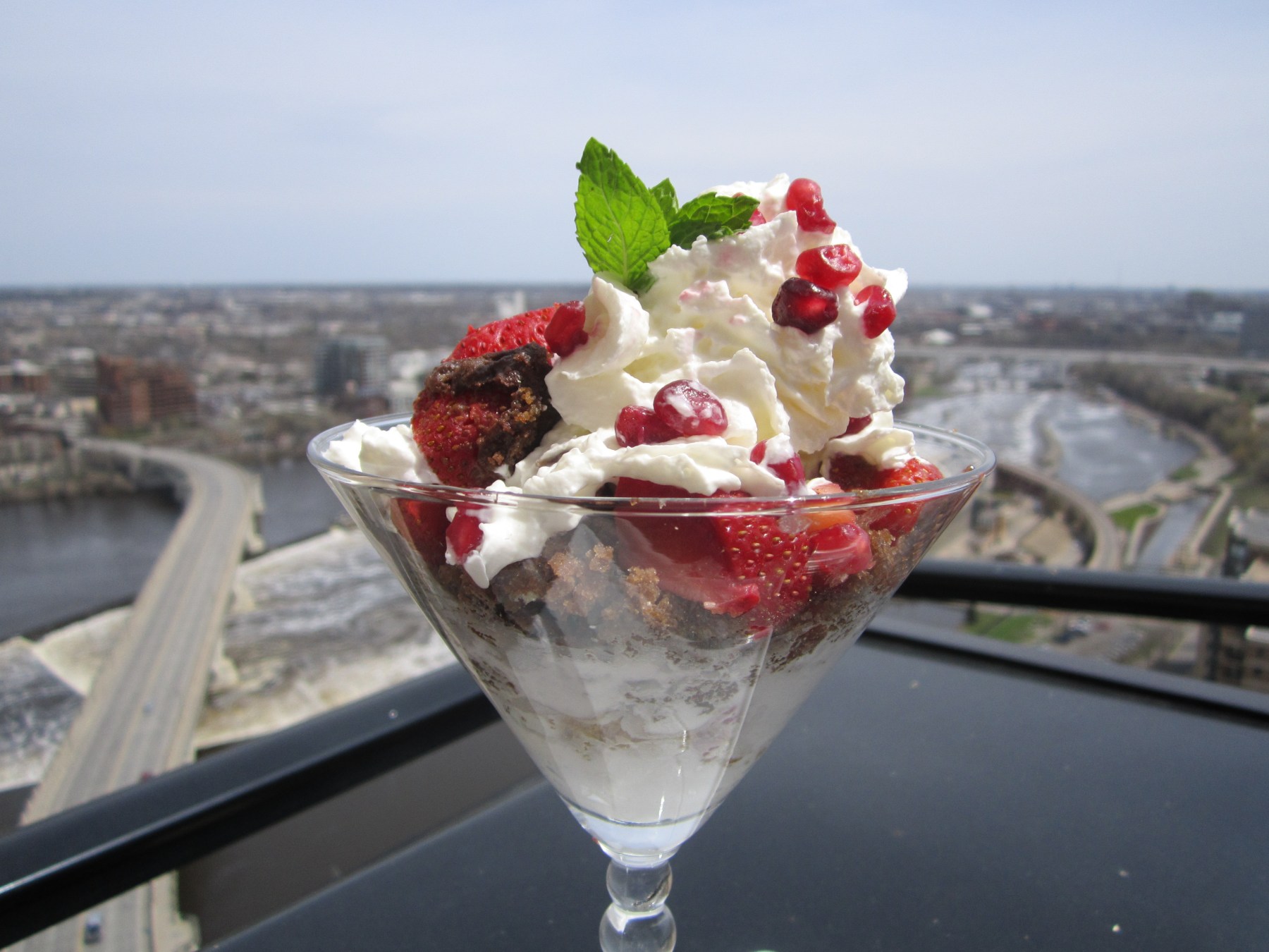 vegan chocolate lava cake trifle